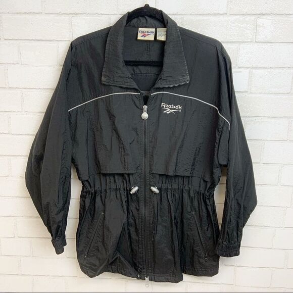 Vintage Reebok Drawstring Women's Windbreaker V15 - Picture 1 of 6